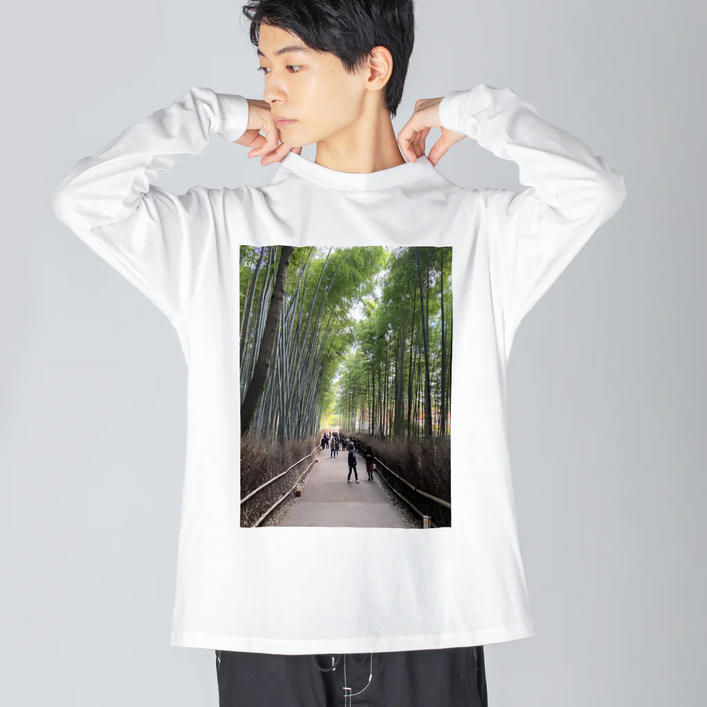 I screamの竹 Big Long Sleeve T-Shirt