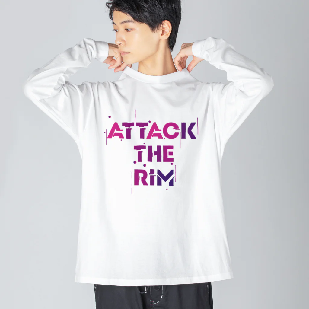 ima1133のATTACK THE RIM ビッグシルエットロングスリーブTシャツ