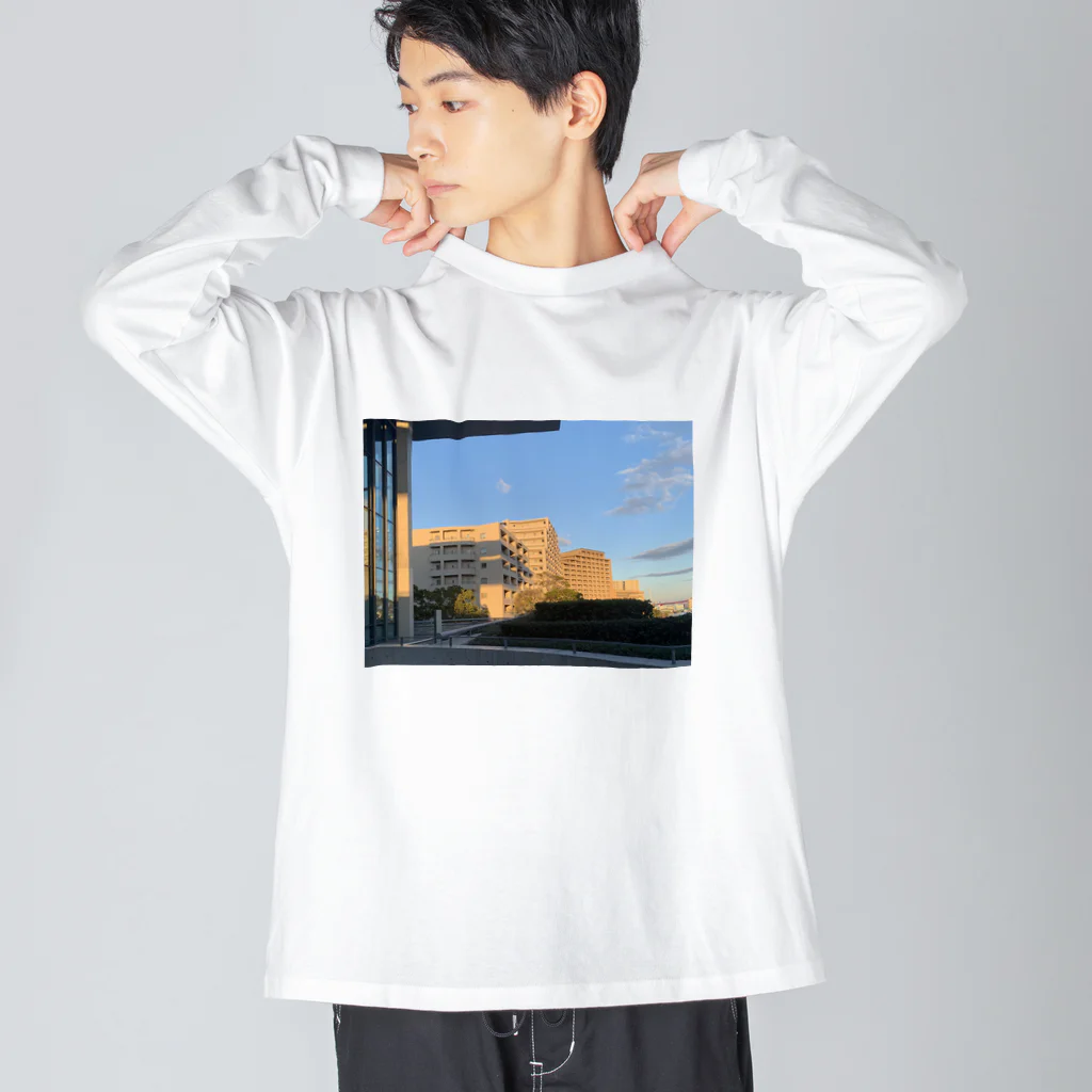 ゆーたの夕焼け ビッグシルエットロングスリーブTシャツ