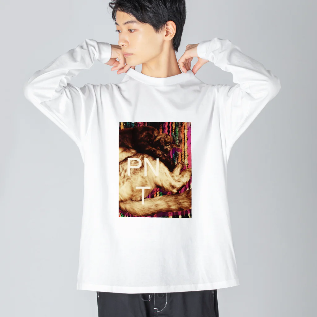 pus.pusのうちの子PNT Big Long Sleeve T-Shirt