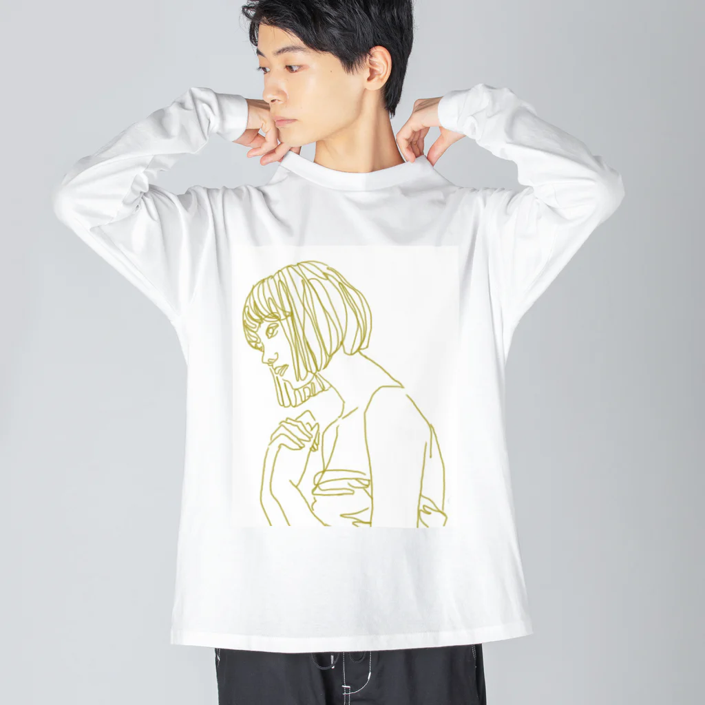 🧩ぇるもぁ_Gの恋する乙女。 ビッグシルエットロングスリーブTシャツ