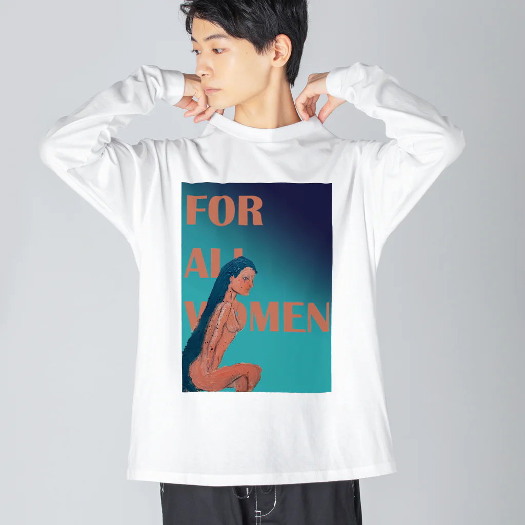 Yuta YoshiのFor all women 5 ビッグシルエットロングスリーブTシャツ