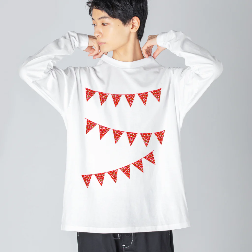 みあまゆあのいちごガーランド Big Long Sleeve T-Shirt