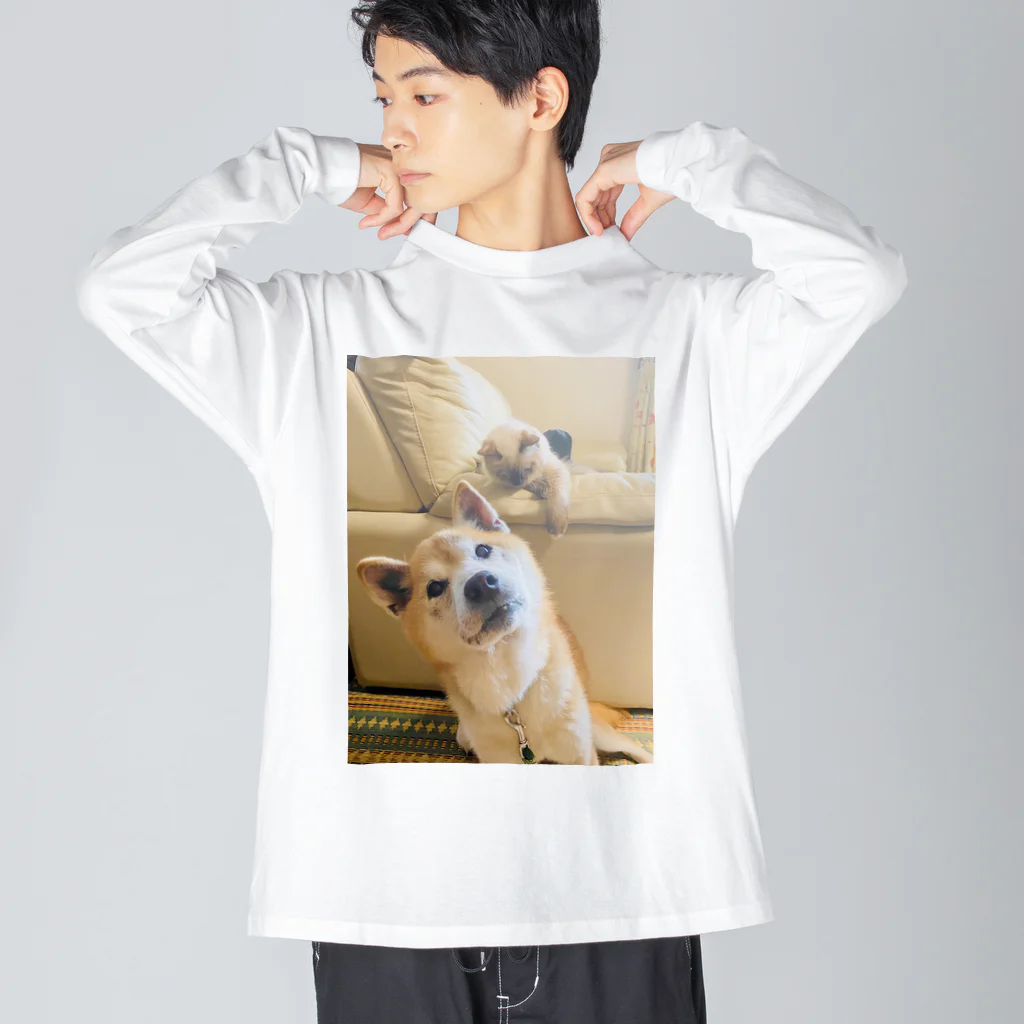 なねのいぬとねこ Big Long Sleeve T-Shirt