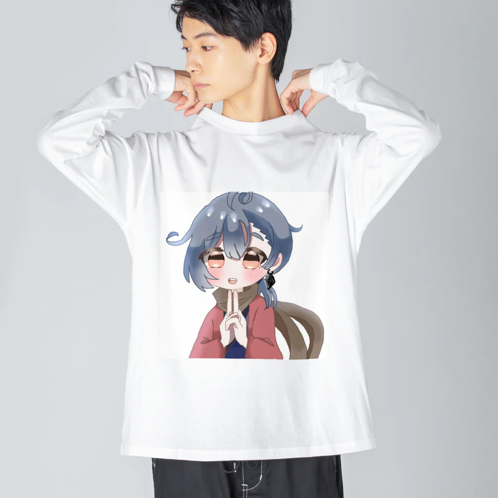 忍のがんばれ忍ちゃん ビッグシルエットロングスリーブTシャツ