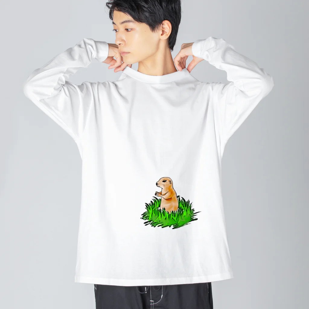 LalaHangeulのプレーリードッグ Big Long Sleeve T-Shirt