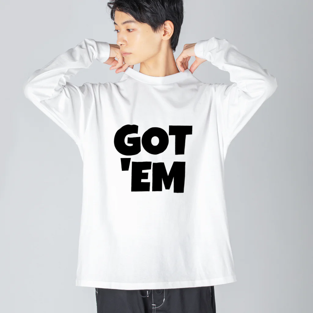 Shop-Tのゴッテム Big Long Sleeve T-Shirt