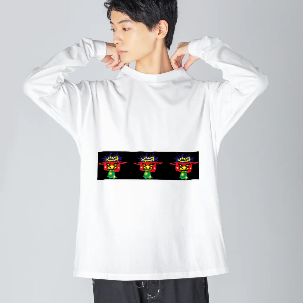 あいちゃんちのししおくん ビッグシルエットロングスリーブTシャツ