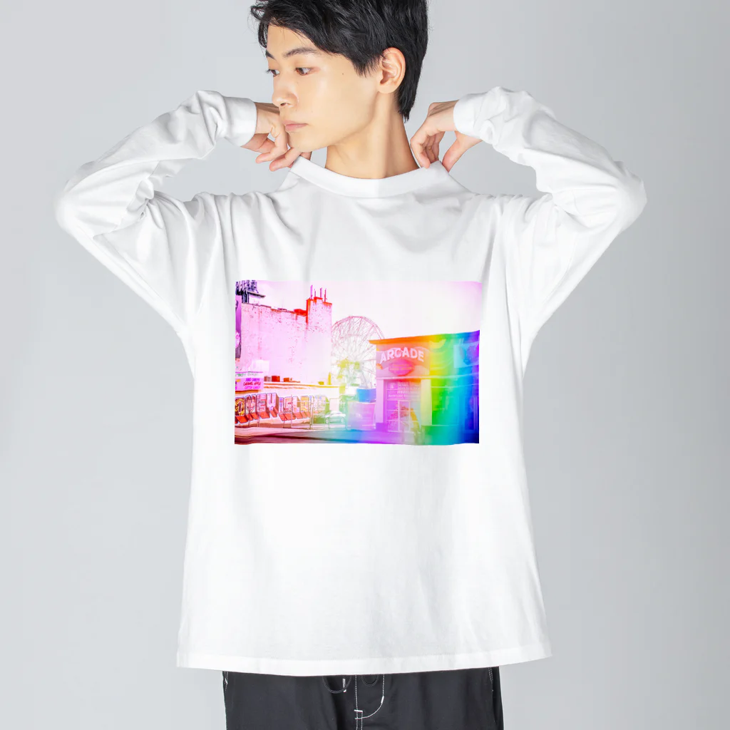 NEON LIGHT STARSのwonderland Big Long Sleeve T-Shirt