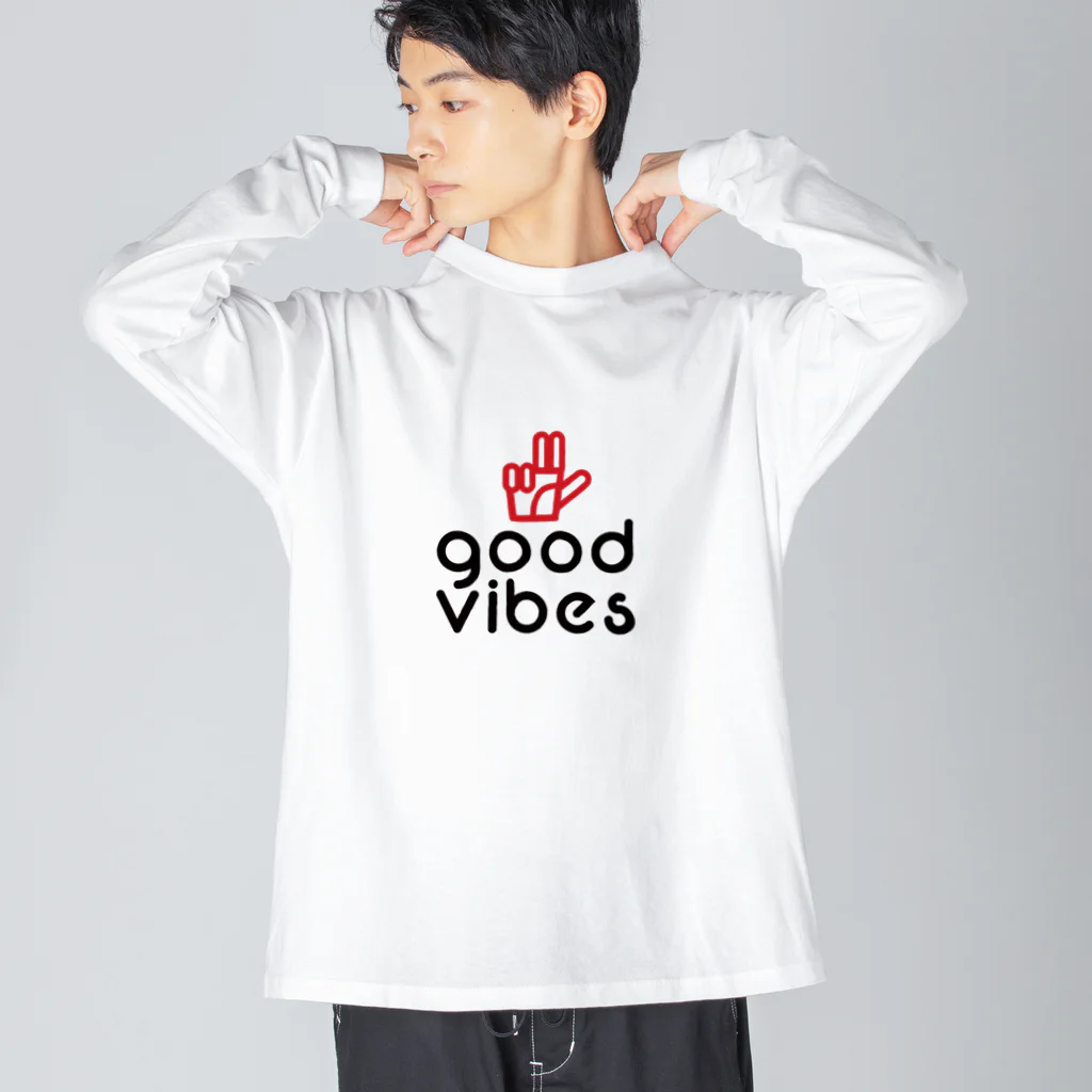 GOODVIBES_ORIGINALのGOODVIBESロゴ Big Long Sleeve T-Shirt