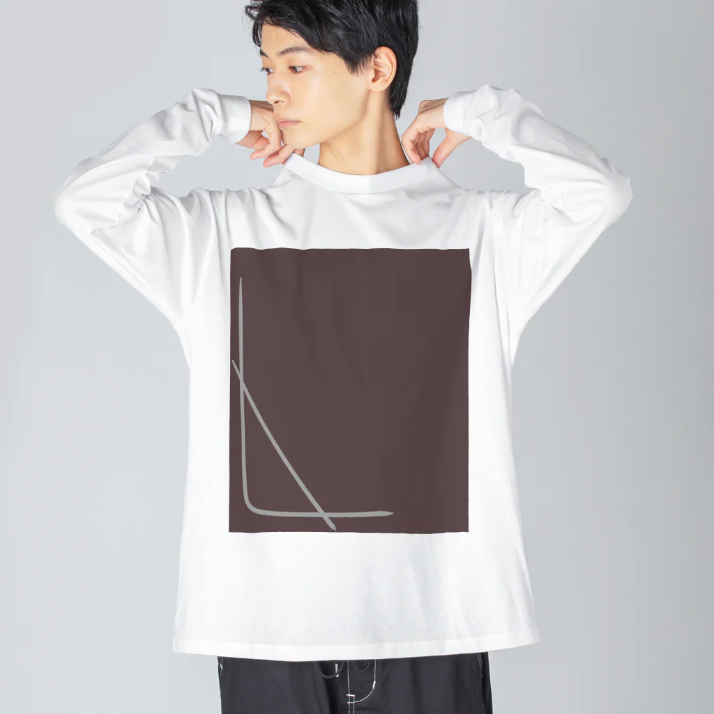 アトリエヱキパの無言～mugon～18 Big Long Sleeve T-Shirt