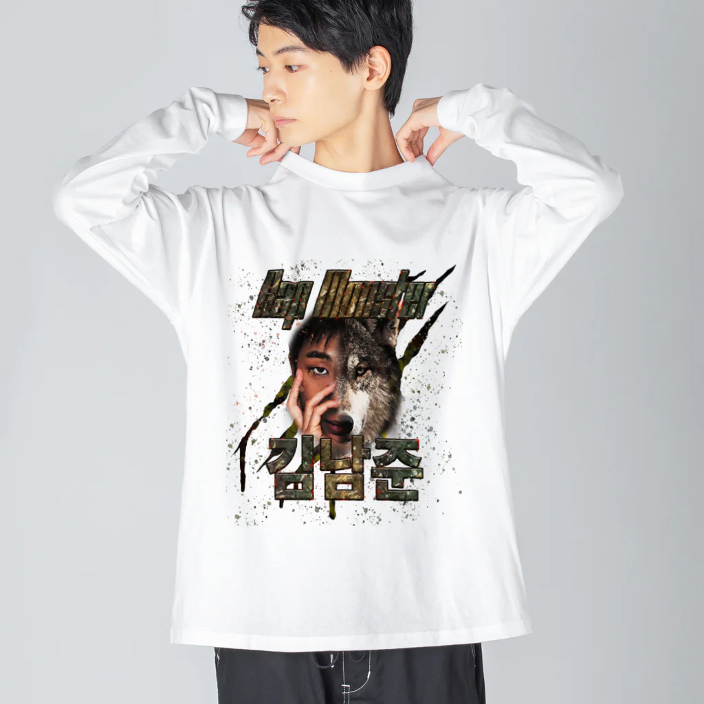 K-POP のBTS RM キム・ナムジュン　 Big Long Sleeve T-Shirt