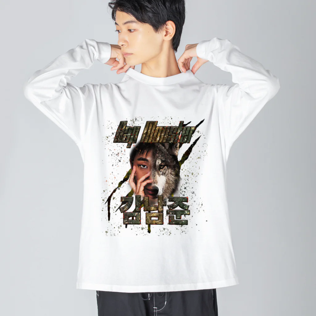 K-POP のBTS RM キム・ナムジュン　 ビッグシルエットロングスリーブTシャツ