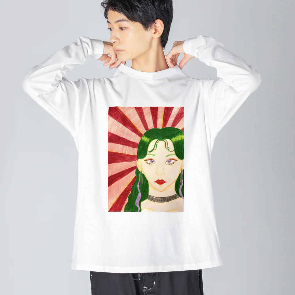 yoisoの神 Big Long Sleeve T-Shirt