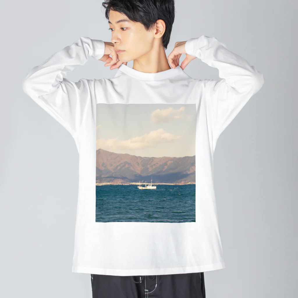 moromoroの海 ビッグシルエットロングスリーブTシャツ