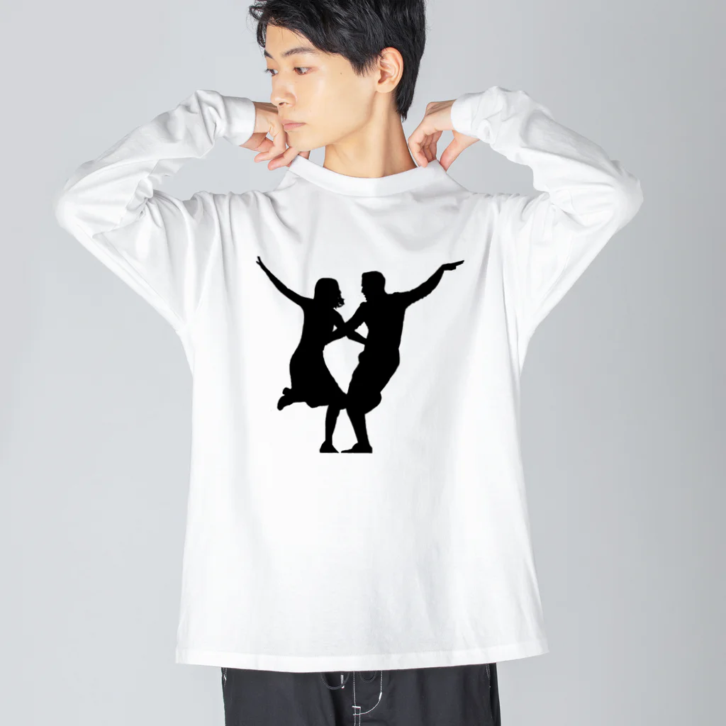 UNchan(あんちゃん)    ★unlimited chance★のCourtship dance ビッグシルエットロングスリーブTシャツ