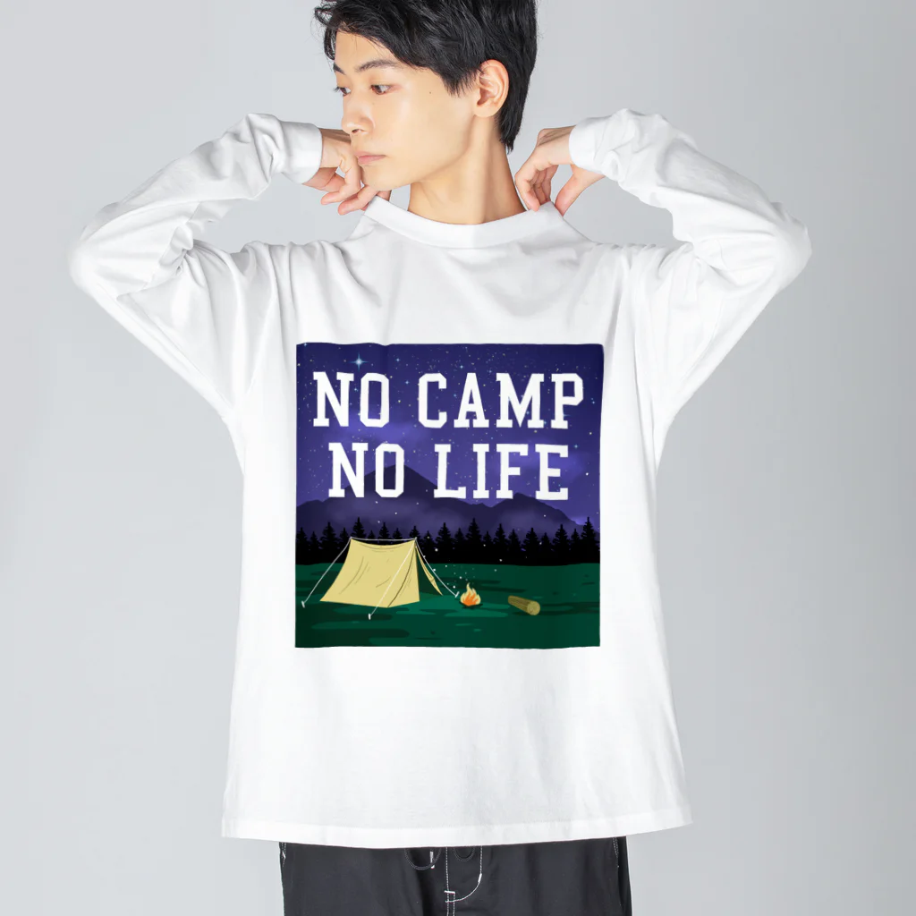 DRIPPEDのNO CAMP NO LIFE-ノーキャンプ ノーライフ- Big Long Sleeve T-Shirt