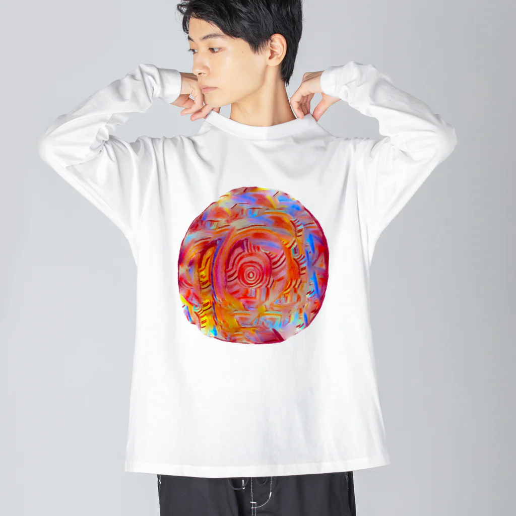 uzuralのまぜまぜUZUびっくろんてぃー Big Long Sleeve T-Shirt