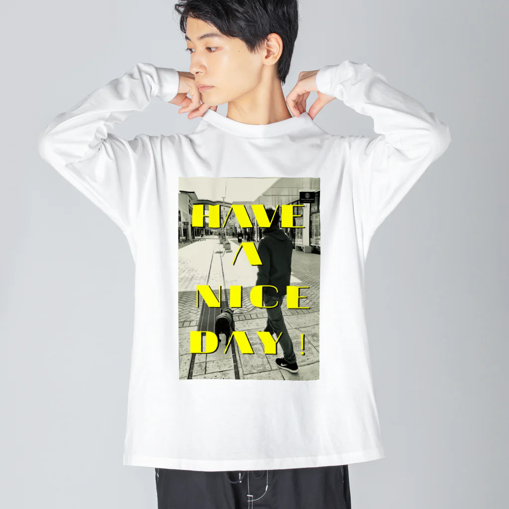 fortuna-coの休日 Big Long Sleeve T-Shirt