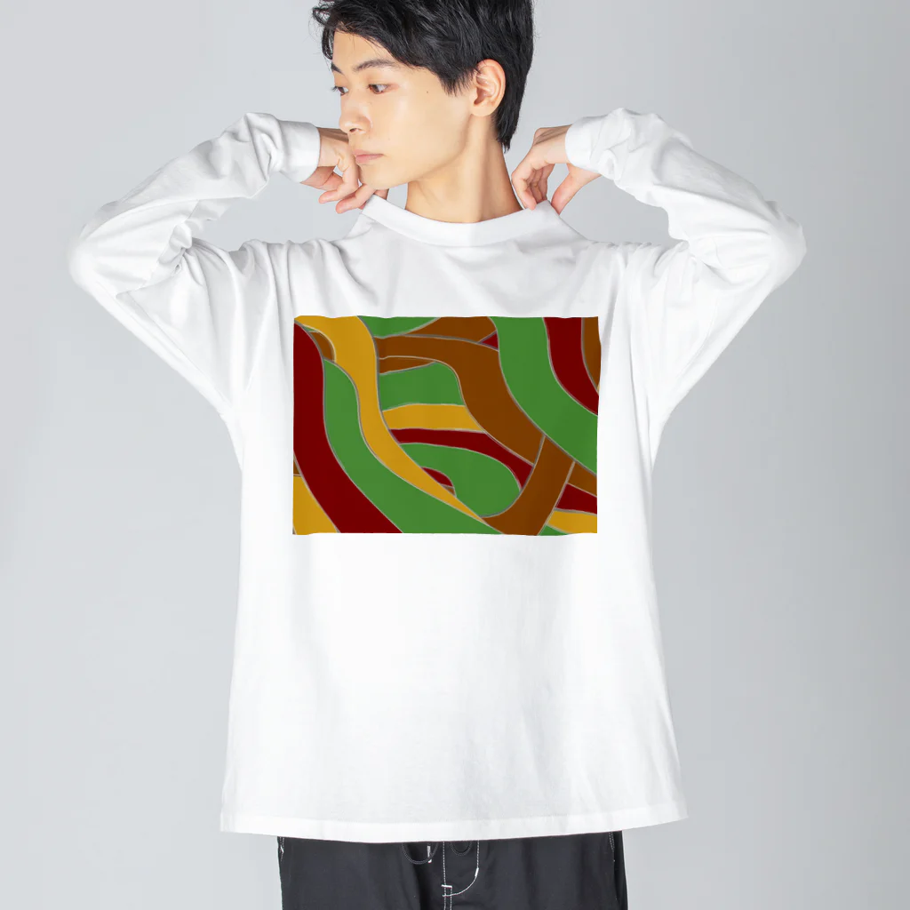 うぐいすの茂み ビッグシルエットロングスリーブTシャツ