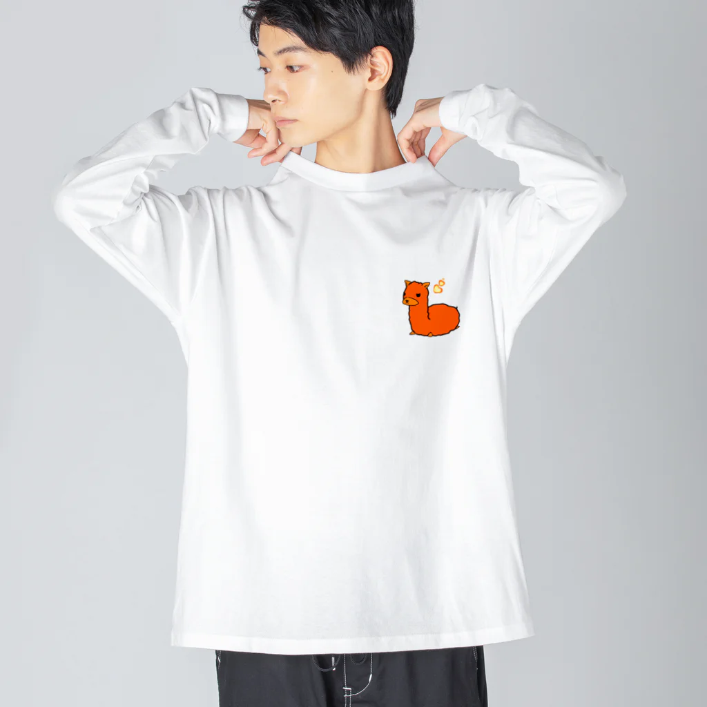 川沿い豆工房 出張所のあるぱかくん Big Long Sleeve T-Shirt