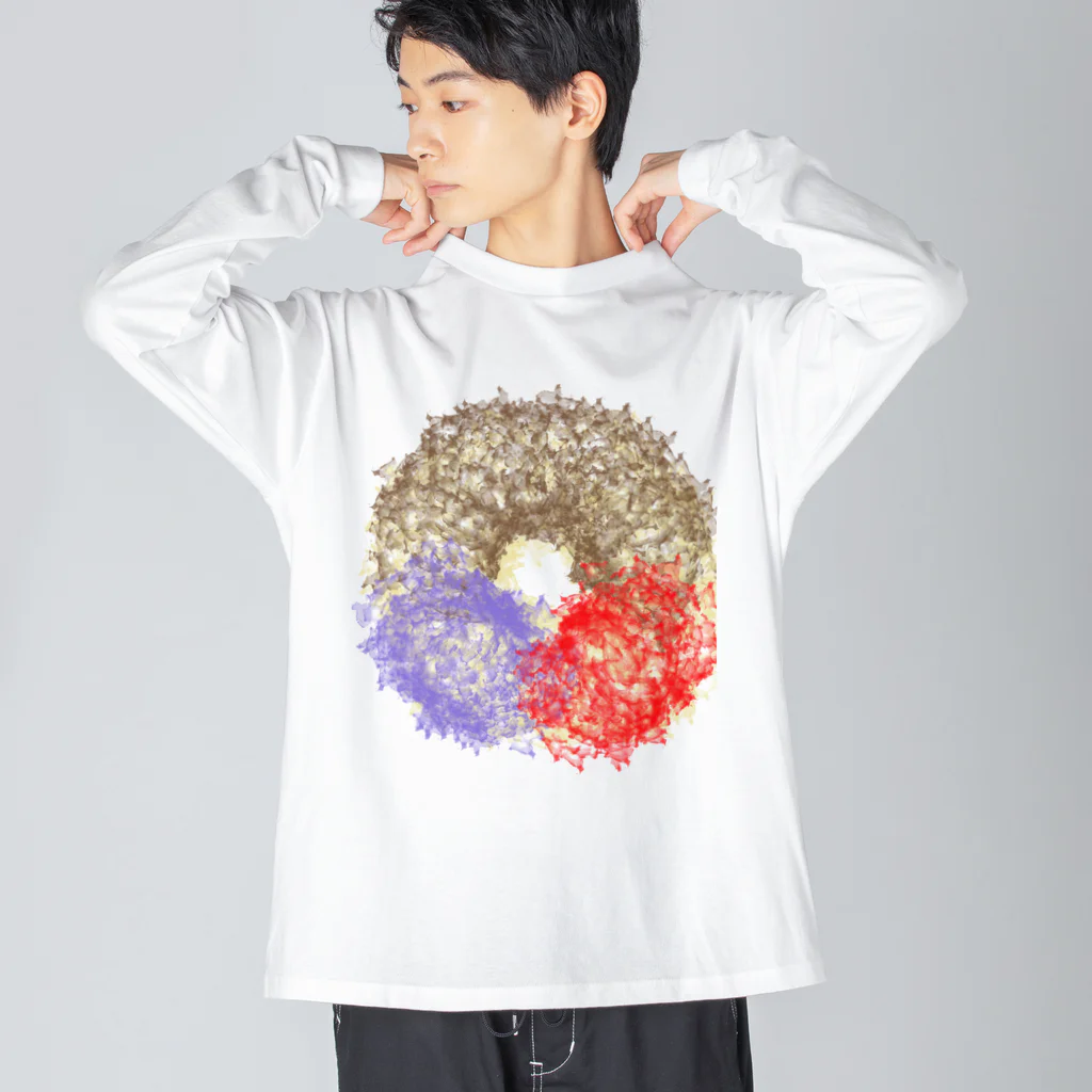 カラフルなすげー店のどーなつ Big Long Sleeve T-Shirt