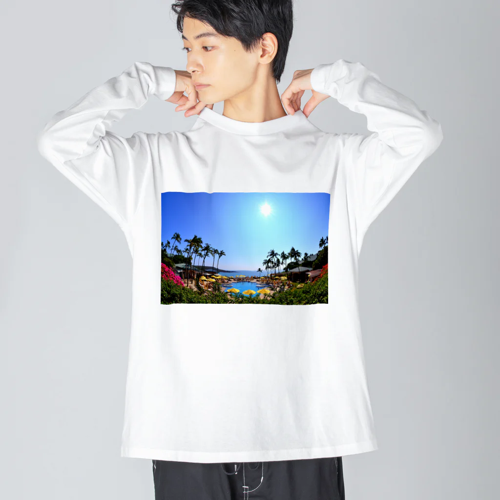 アロハスタイルハワイのラナイ島　フォーシーズンズ　リゾート ビッグシルエットロングスリーブTシャツ