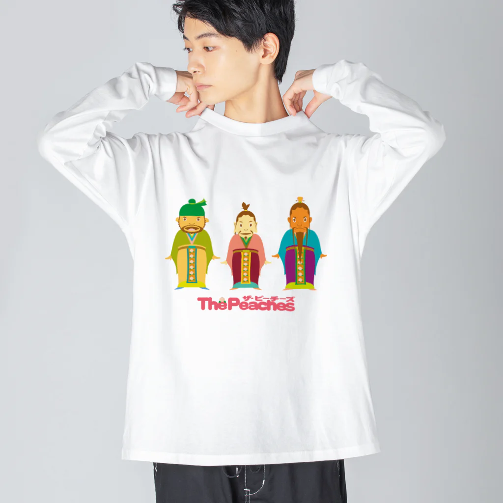 F-SOUL(エフソウル)のザ・ピーチーズ Big Long Sleeve T-Shirt