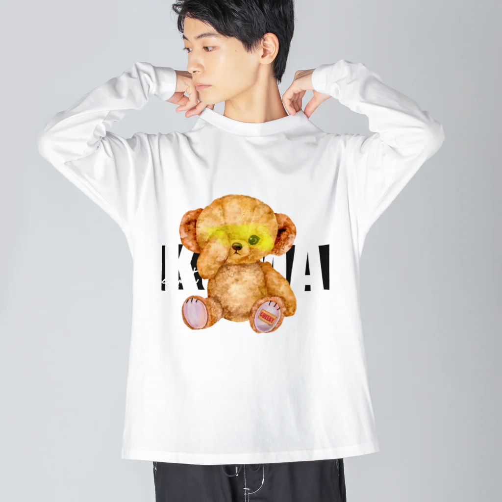 SKMRTのくまくん ビッグシルエットロングスリーブTシャツ