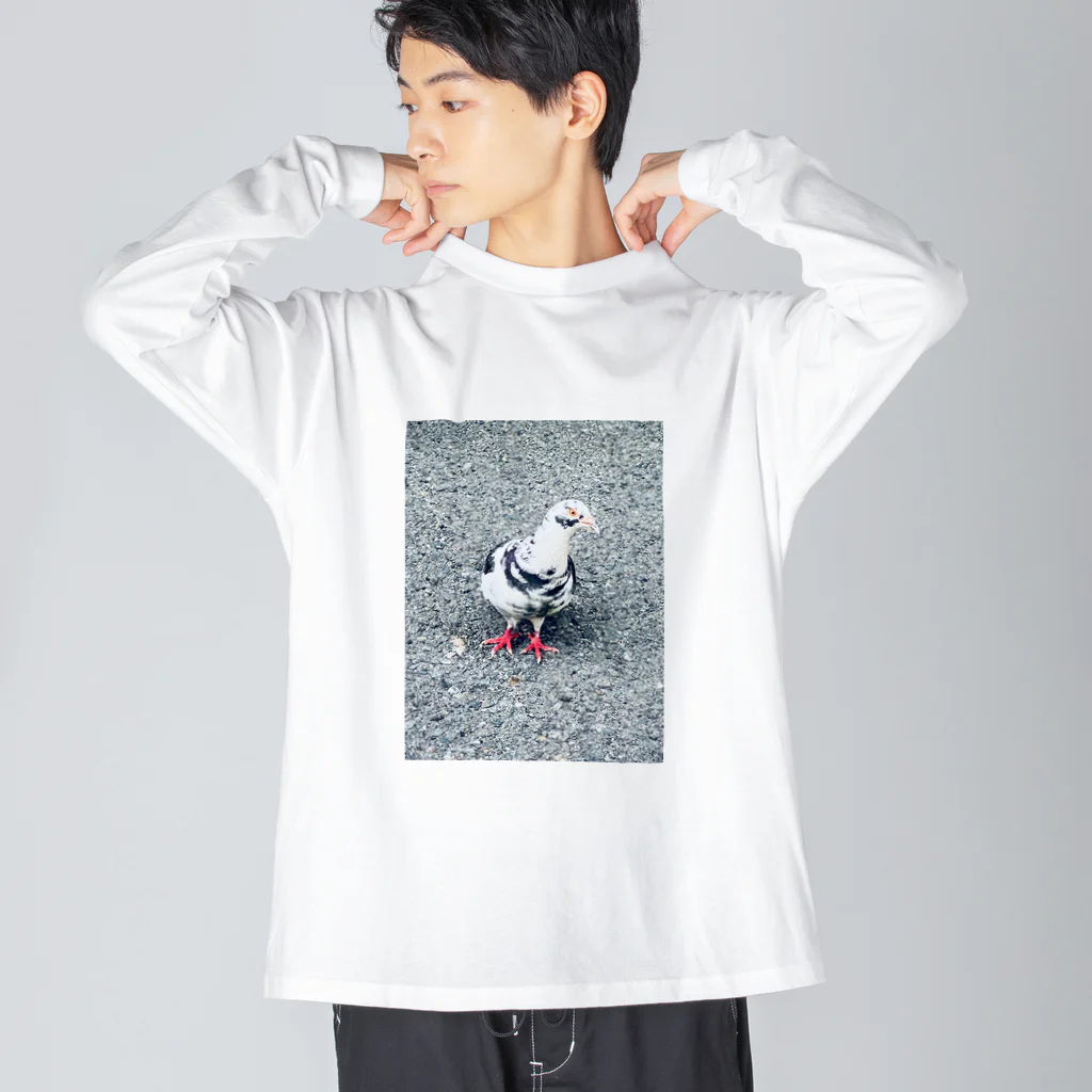 P.O.Humanのハト Big Long Sleeve T-Shirt