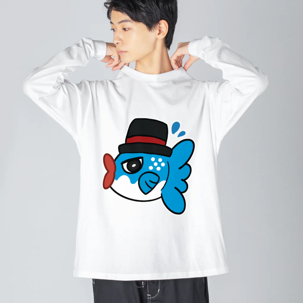 シャツ田マンボウ@Tシャツ系Vtuberのシャツ田マンボウっぽい Big Long Sleeve T-Shirt