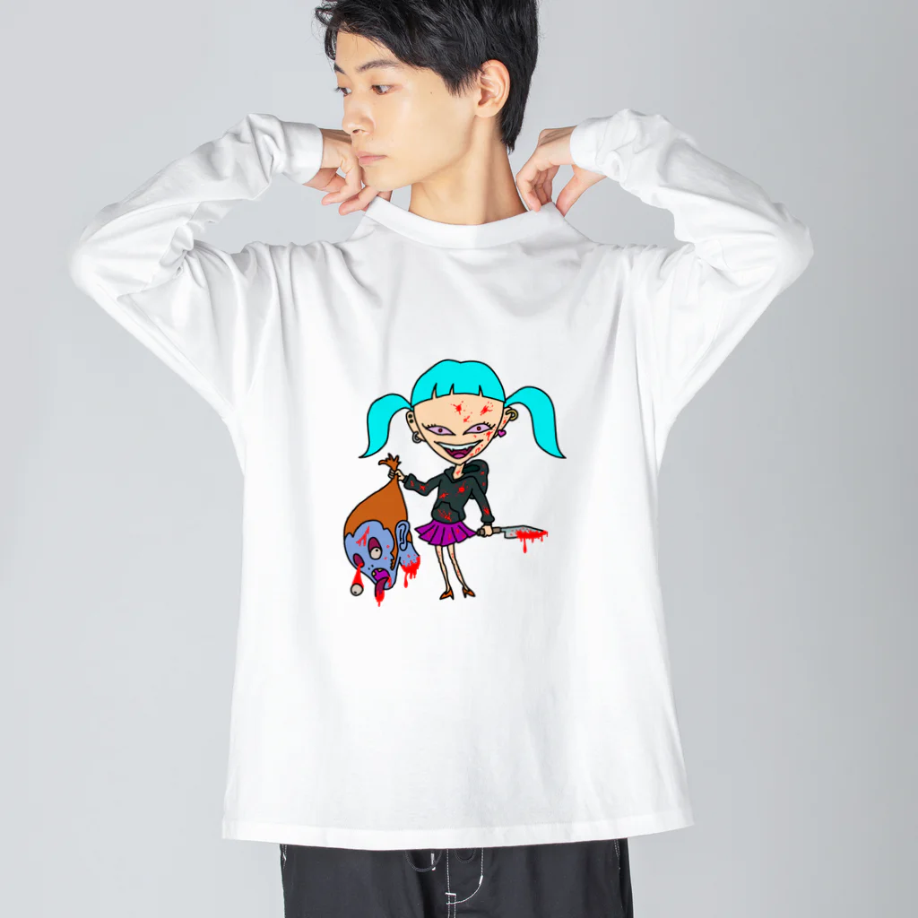 Studio Mohawkのキル子 ビッグシルエットロングスリーブTシャツ