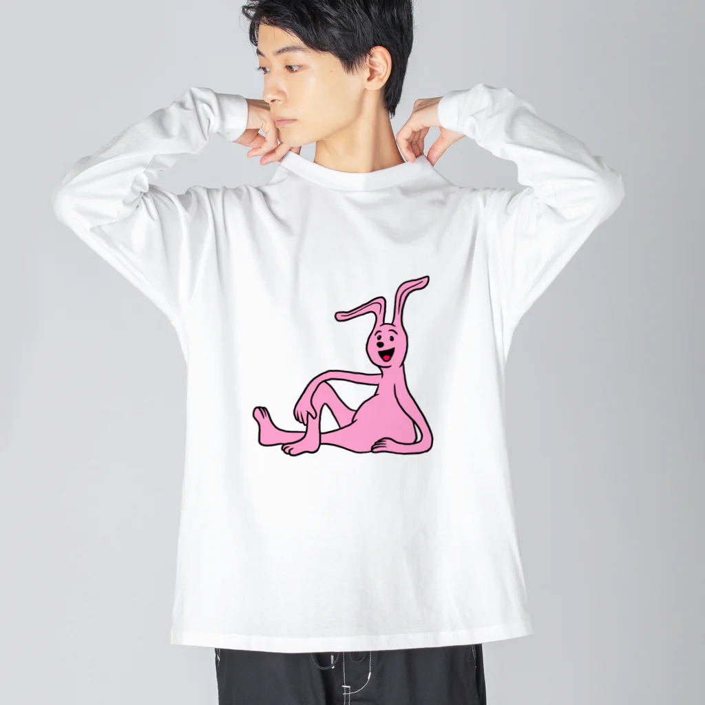 ホビヲノエのお店のふてぶてしいうさぎ Big Long Sleeve T-Shirt