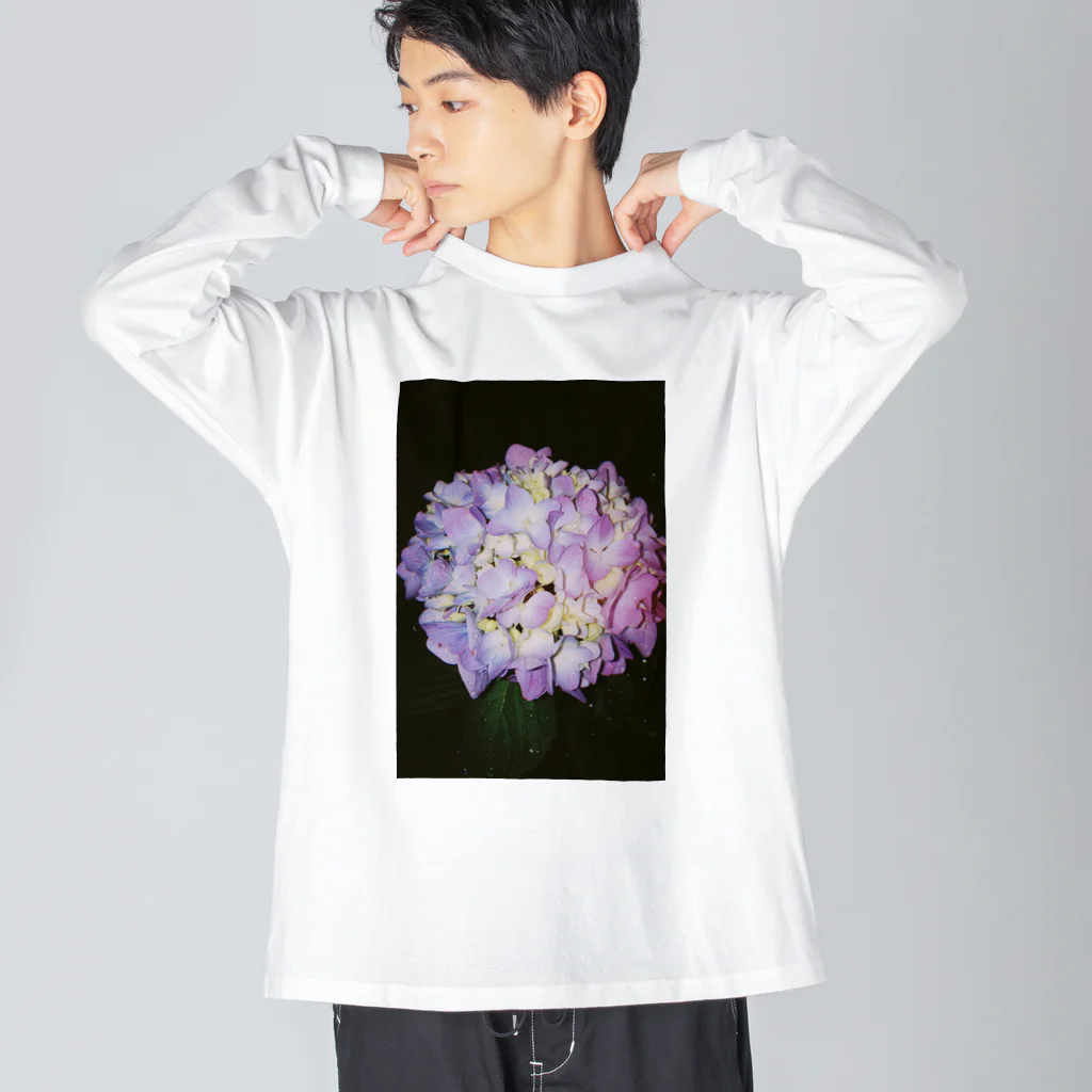 柏崎絵美子のEmiko no ajisai ロングビッグTシャツ ビッグシルエットロングスリーブTシャツ