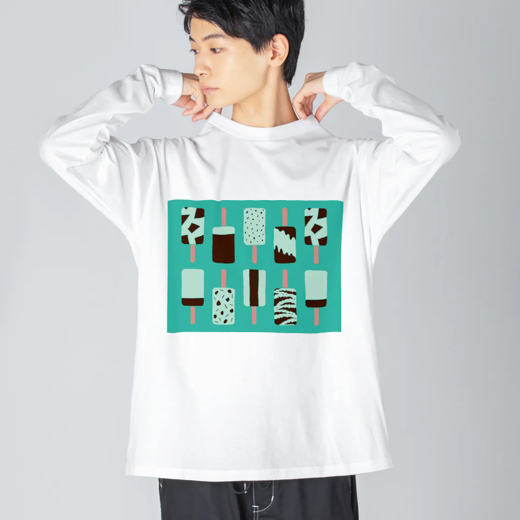 iSomeのチョコミントアイス Big Long Sleeve T-Shirt