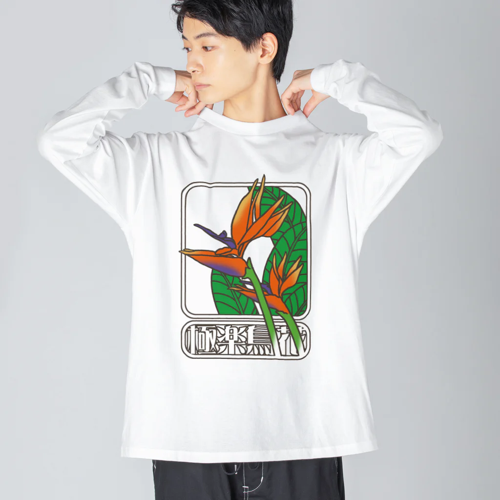 冥王星の極楽鳥花（カラー） Big Long Sleeve T-Shirt