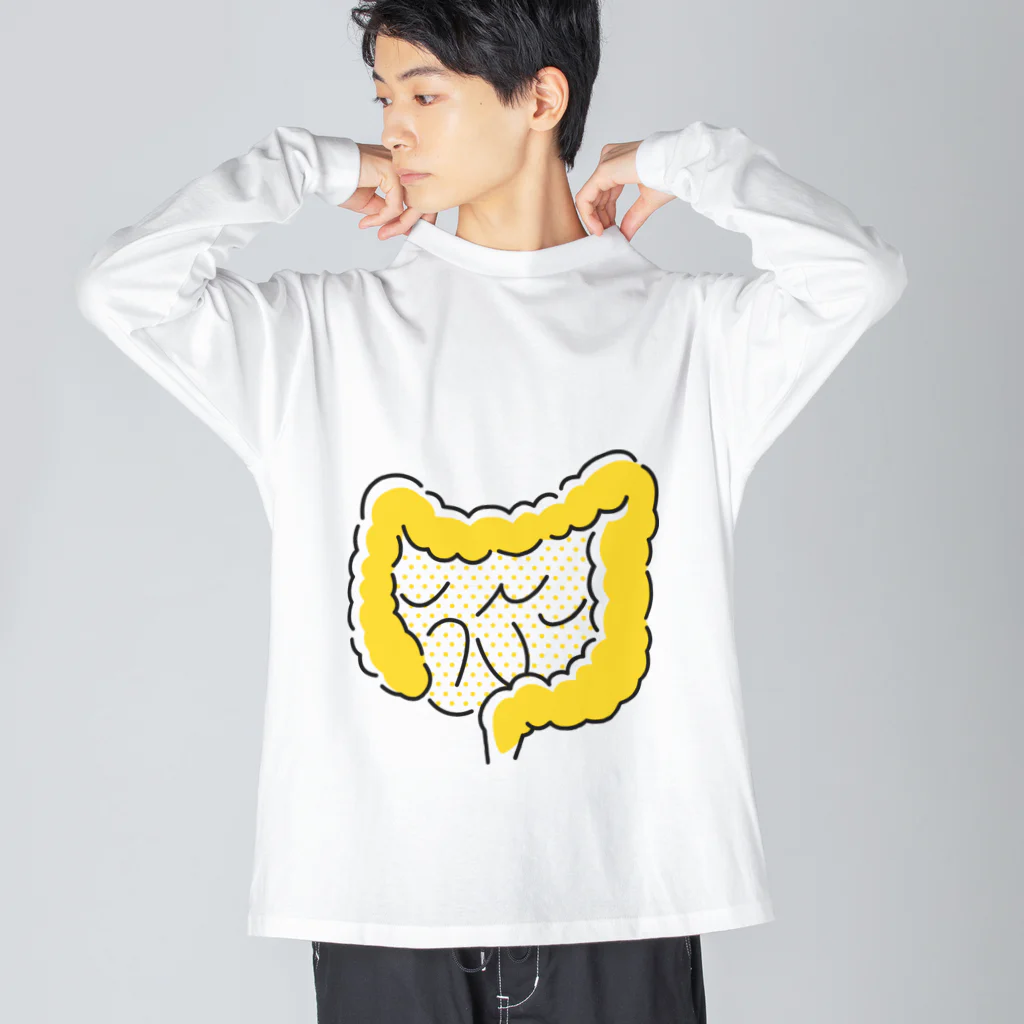 8anna storeの人体のなぞ。シンプルな大腸。 Big Long Sleeve T-Shirt