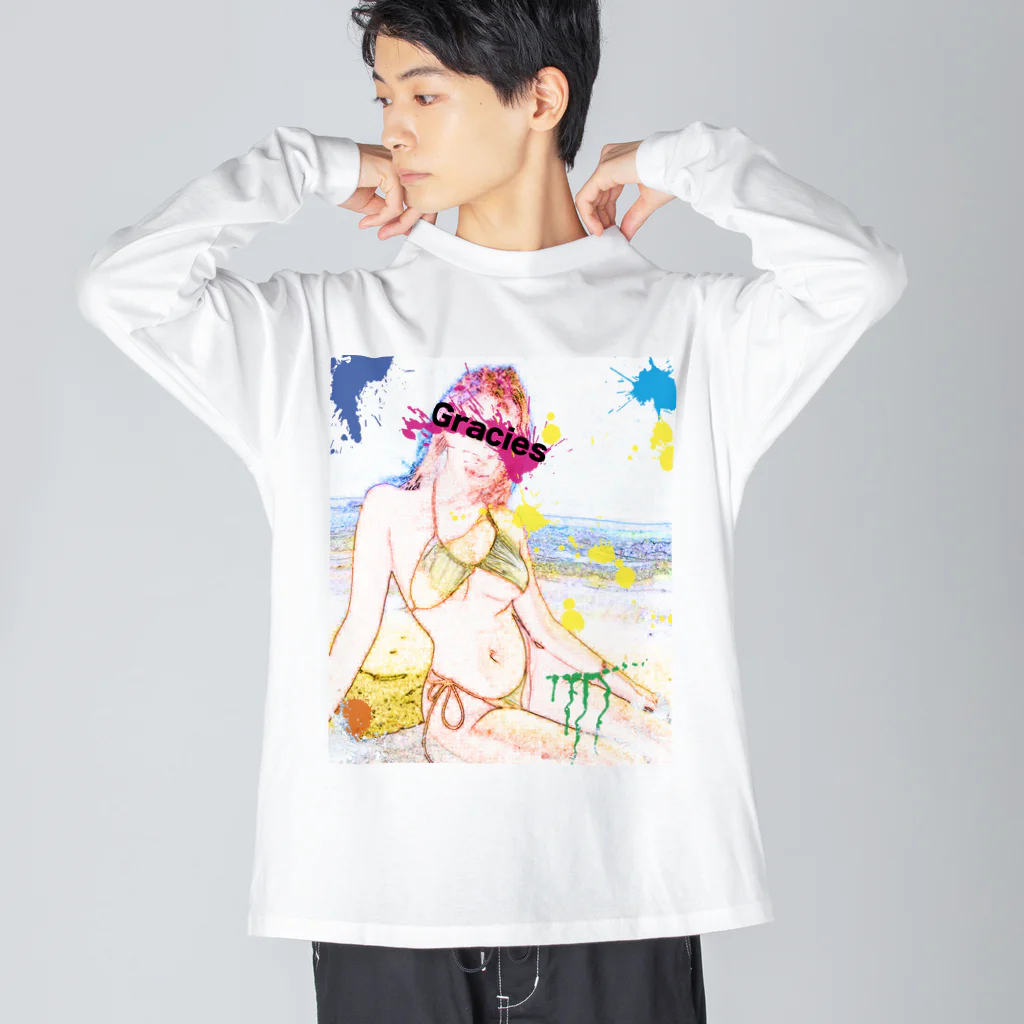 ねこ暮らし@korotaのGracies Big Long Sleeve T-Shirt