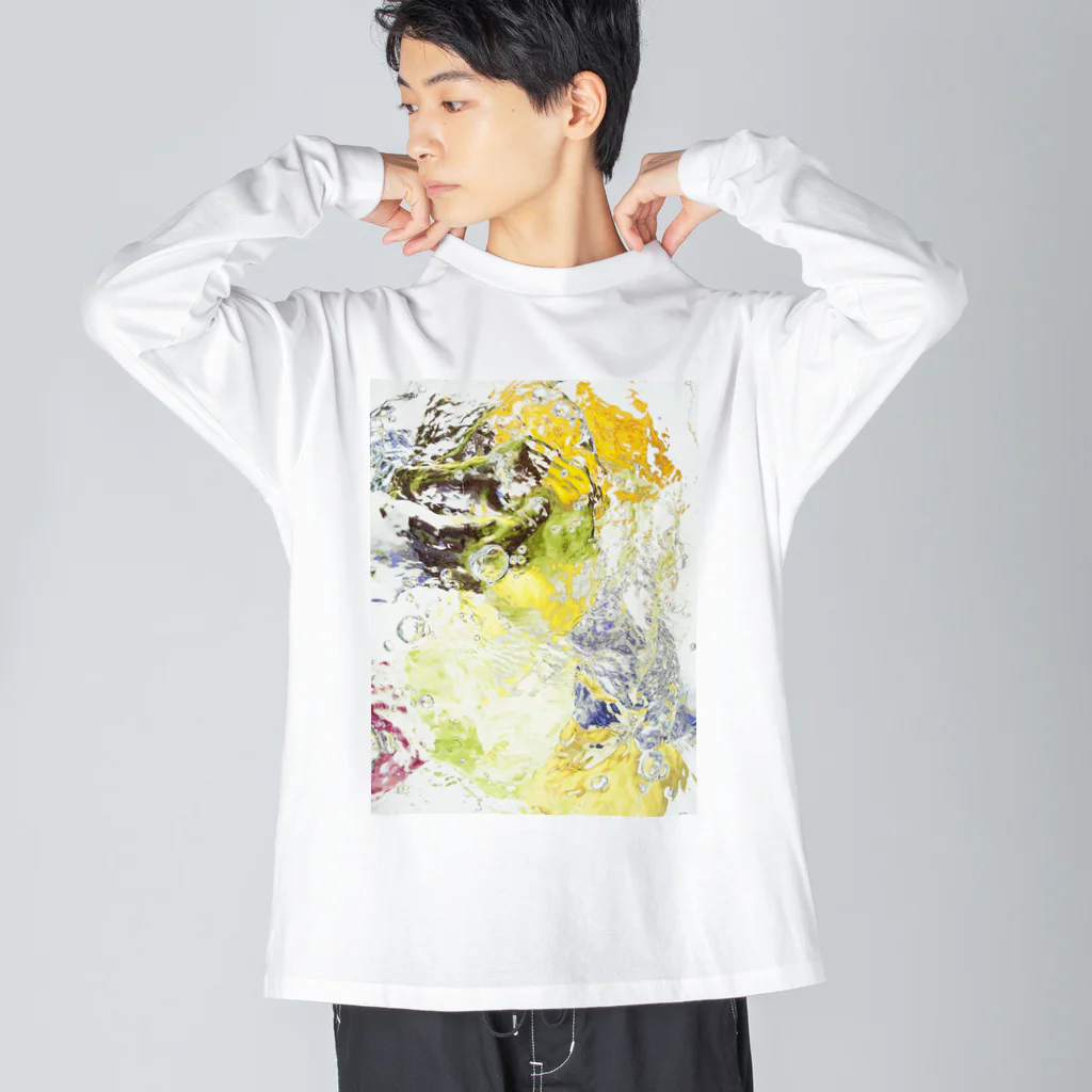 IKIMONOのInto  the ocean #1 ビッグシルエットロングスリーブTシャツ