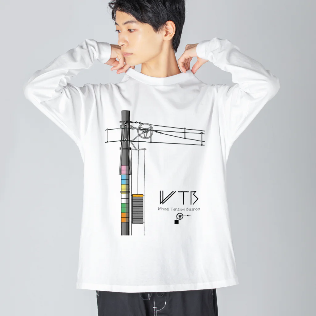 新商品PTオリジナルショップのWTBと電柱（高崎エリア） Big Long Sleeve T-Shirt