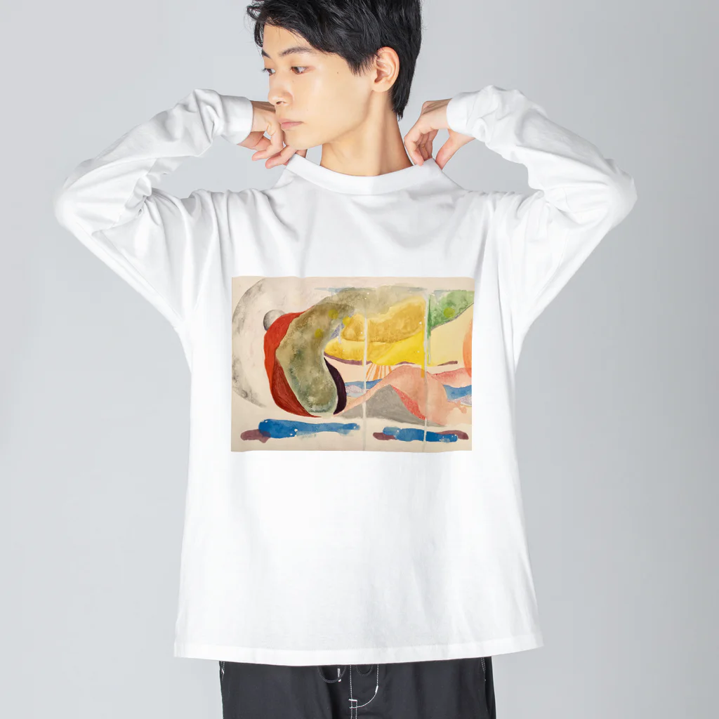 momolmomoのあてもなく。 ビッグシルエットロングスリーブTシャツ