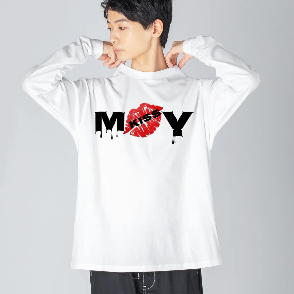 me×kisskiss×youのme×kisskiss×you Big Long Sleeve T-Shirt