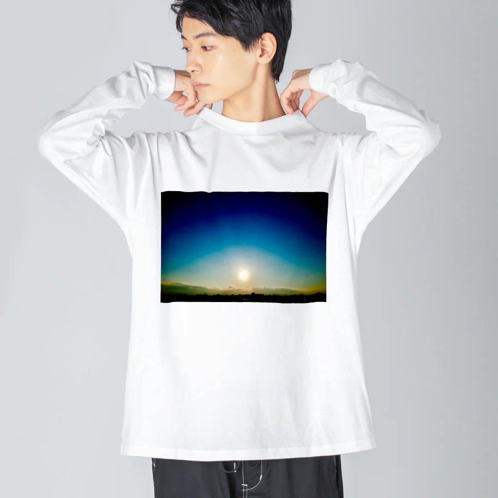 UMAMISYSTEMの夕方210518 ビッグシルエットロングスリーブTシャツ