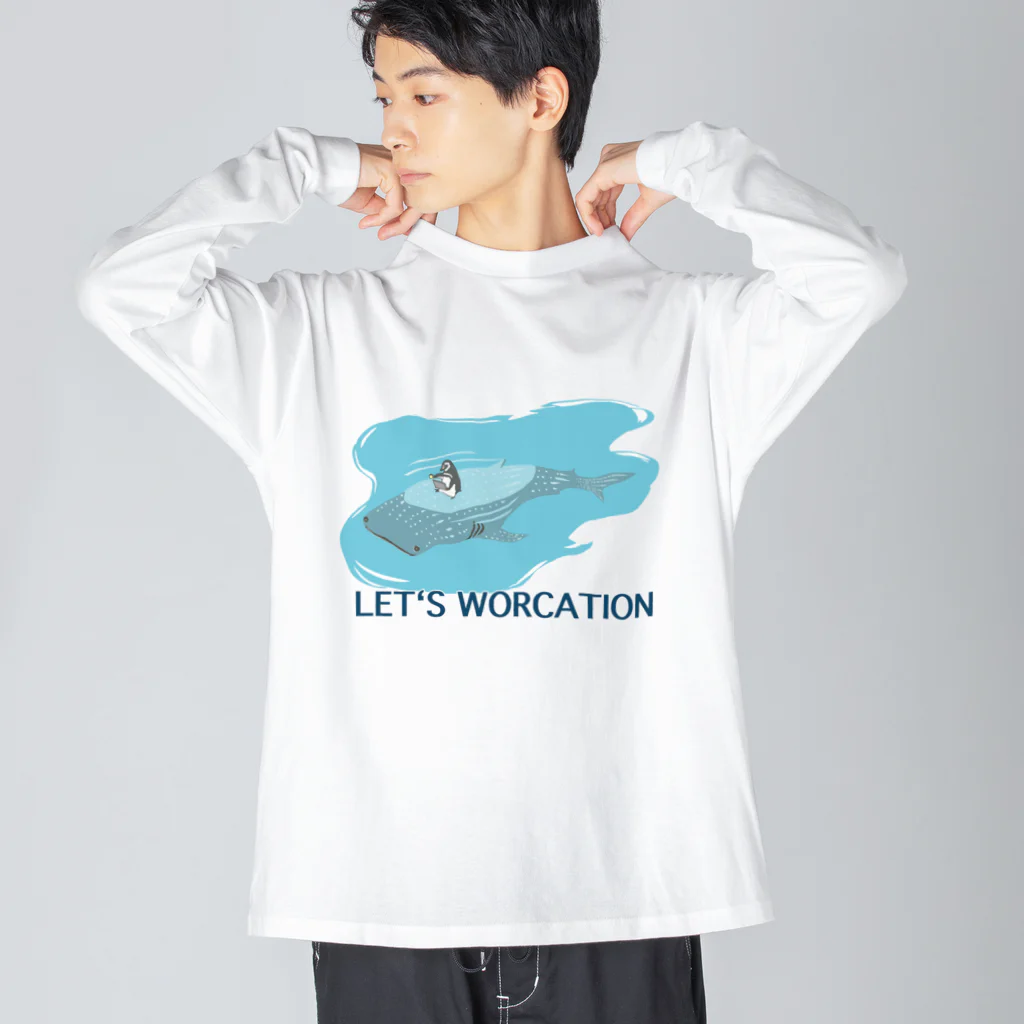 雲屋のワーケーションなう Big Long Sleeve T-Shirt