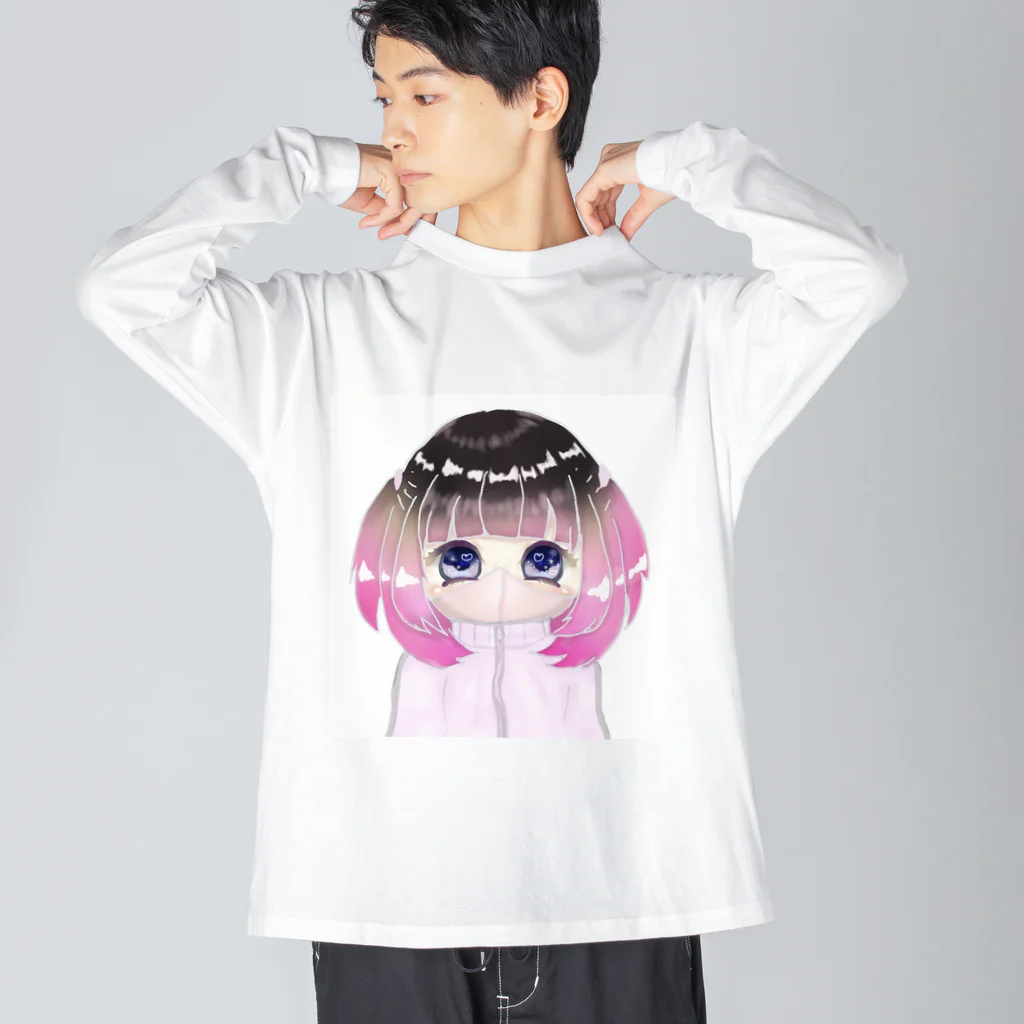 p53のピンクプリン Big Long Sleeve T-Shirt