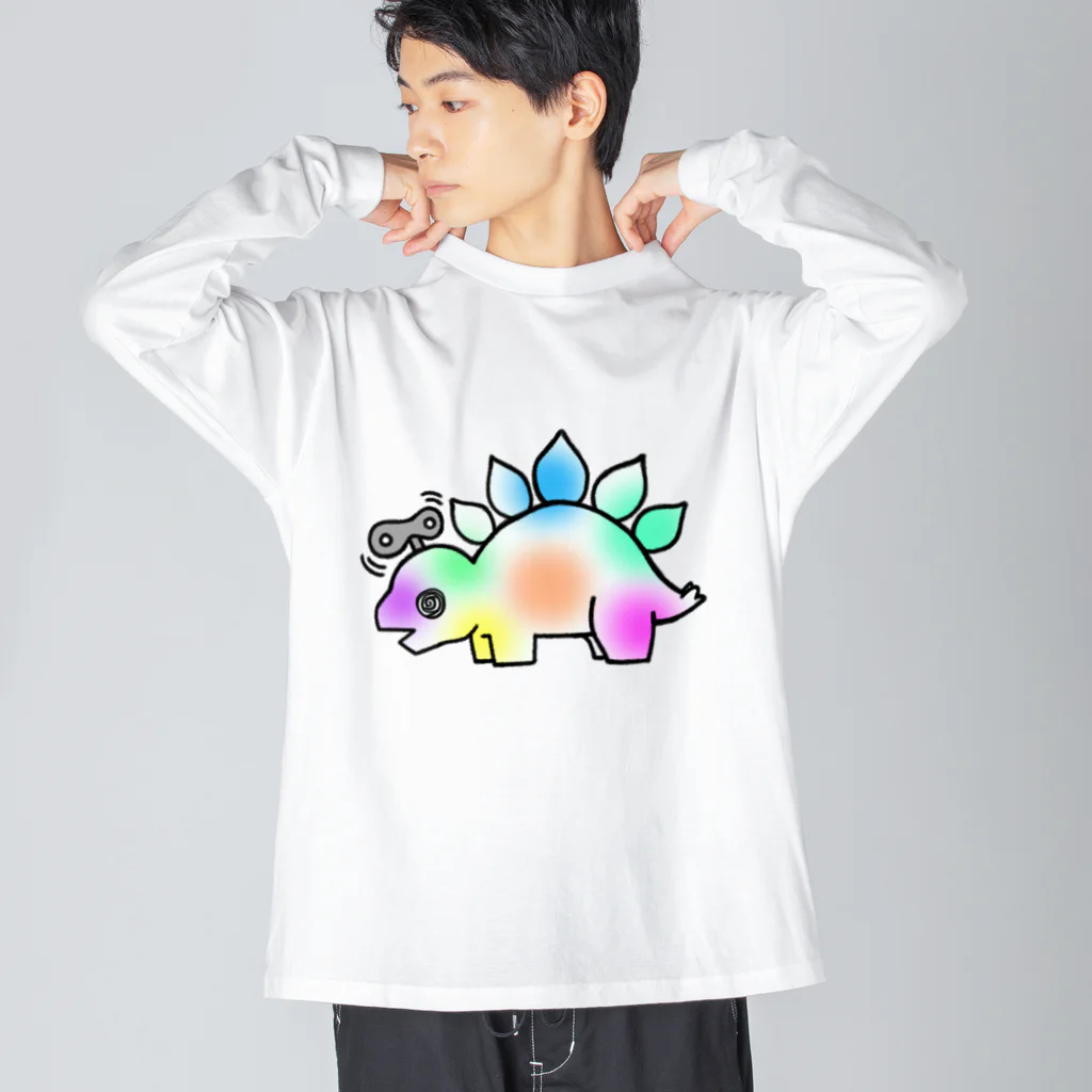 ゆめのいなりのねじまきザウルス(ステゴ1) Big Long Sleeve T-Shirt