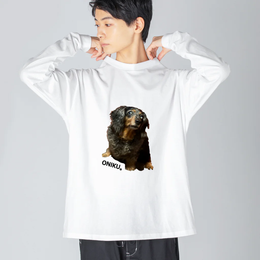 ObABaのおばば犬シリーズ Big Long Sleeve T-Shirt