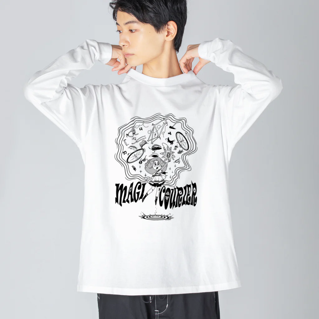 nidan-illustrationの“MAGI COURIER” #1 ビッグシルエットロングスリーブTシャツ