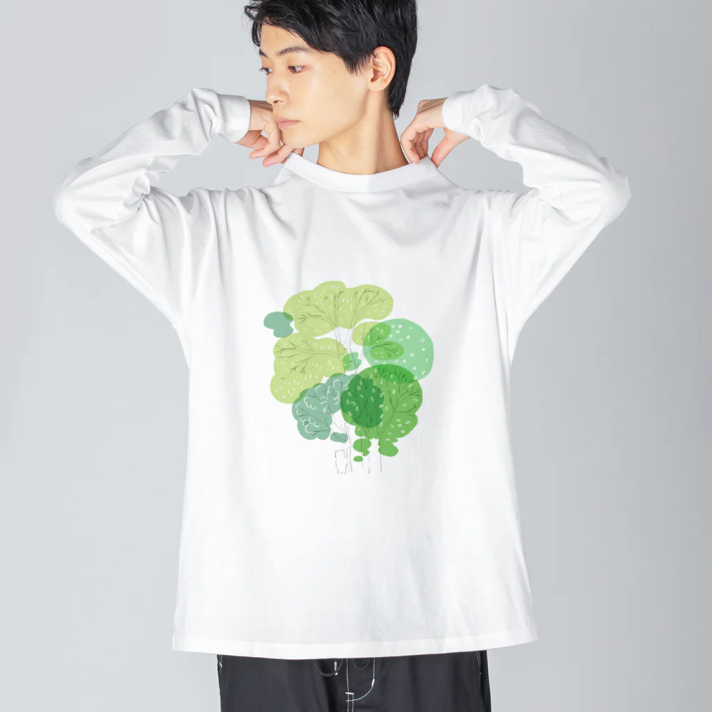 ももろ の森 Big Long Sleeve T-Shirt