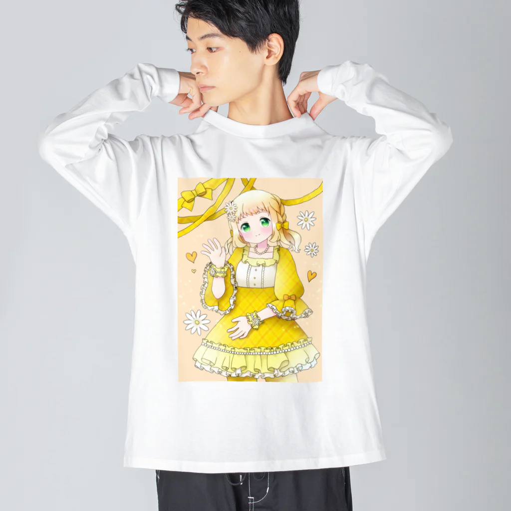 かわいいもののおみせ　いそぎんちゃくの🌼 Big Long Sleeve T-Shirt